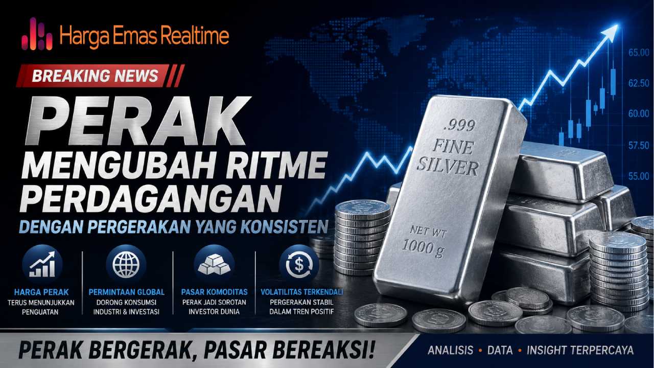 Perak Mengubah Ritme Perdagangan dengan Pergerakan yang Konsisten