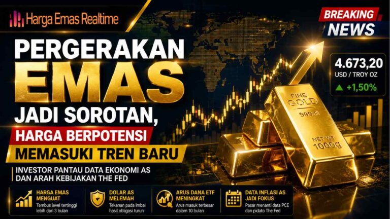 Pergerakan Emas Jadi Sorotan, Harga Berpotensi Memasuki Tren Baru
