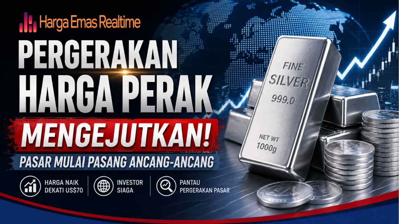 Pergerakan Harga Perak Mengejutkan, Pasar Mulai Pasang Ancang-Ancang