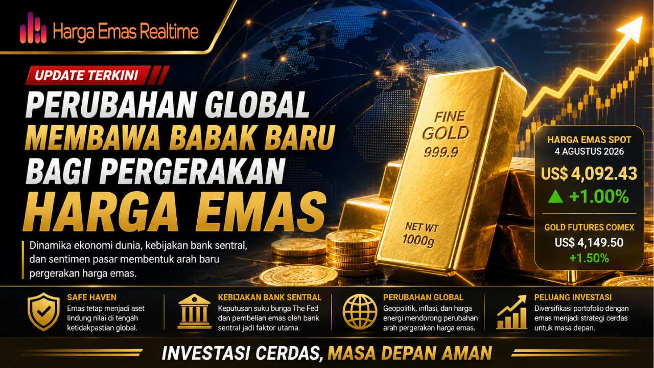 Perubahan Global Membawa Babak Baru bagi Pergerakan Harga Emas