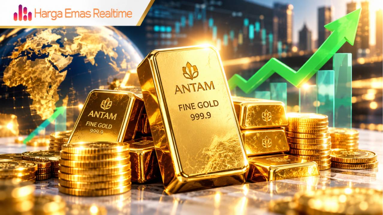 Emas Antam Bangkit Lagi, Harga Akhir Pekan Kembali Menguat