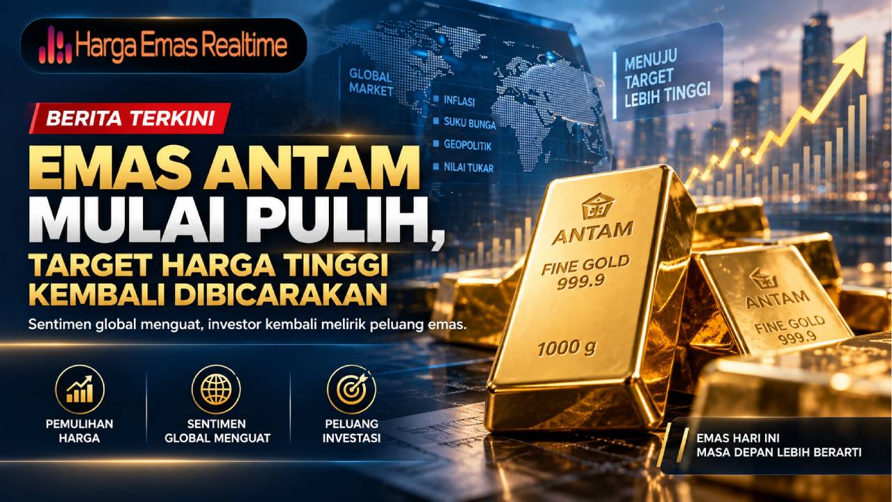 Emas Antam Mulai Pulih, Target Harga Tinggi Kembali Dibicarakan