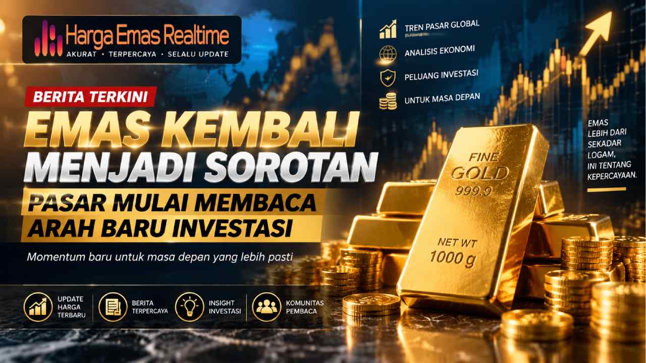 Emas Kembali Menjadi Sorotan, Pasar Mulai Membaca Arah Baru Investasi