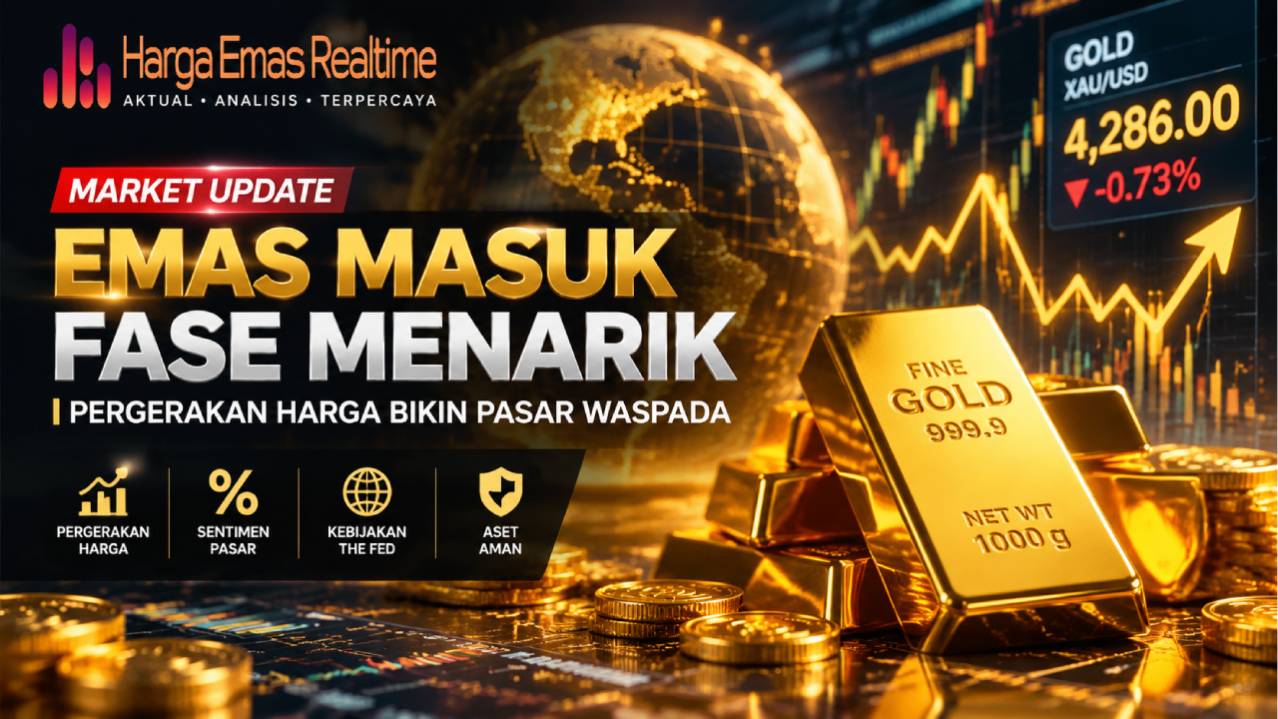 Emas Masuk Fase Menarik, Pergerakan Harga Bikin Pasar Waspada