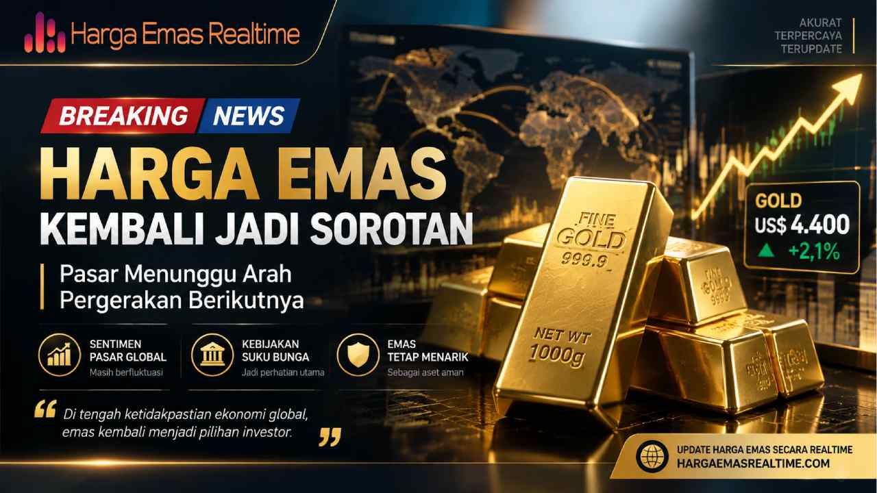 Harga Emas Kembali Jadi Sorotan, Pasar Menunggu Arah Pergerakan Berikutnya