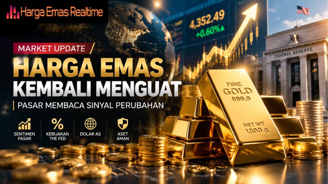 Harga Emas Kembali Menguat, Pasar Membaca Sinyal Perubahan