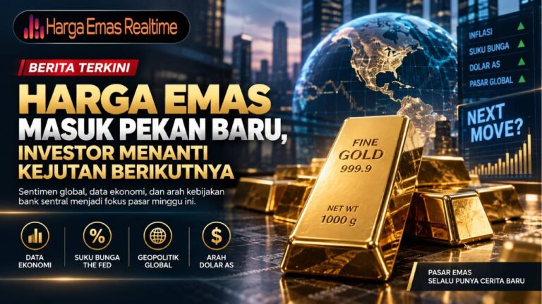 Harga Emas Masuk Pekan Baru, Investor Menanti Kejutan Berikutnya