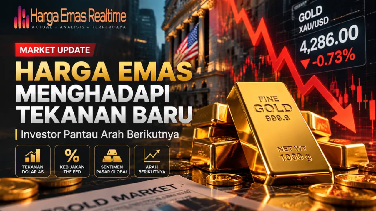 Harga Emas Menghadapi Tekanan Baru, Investor Pantau Arah Berikutnya
