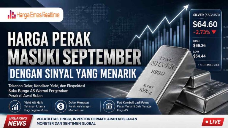 Harga Perak Masuki September dengan Sinyal yang Menarik