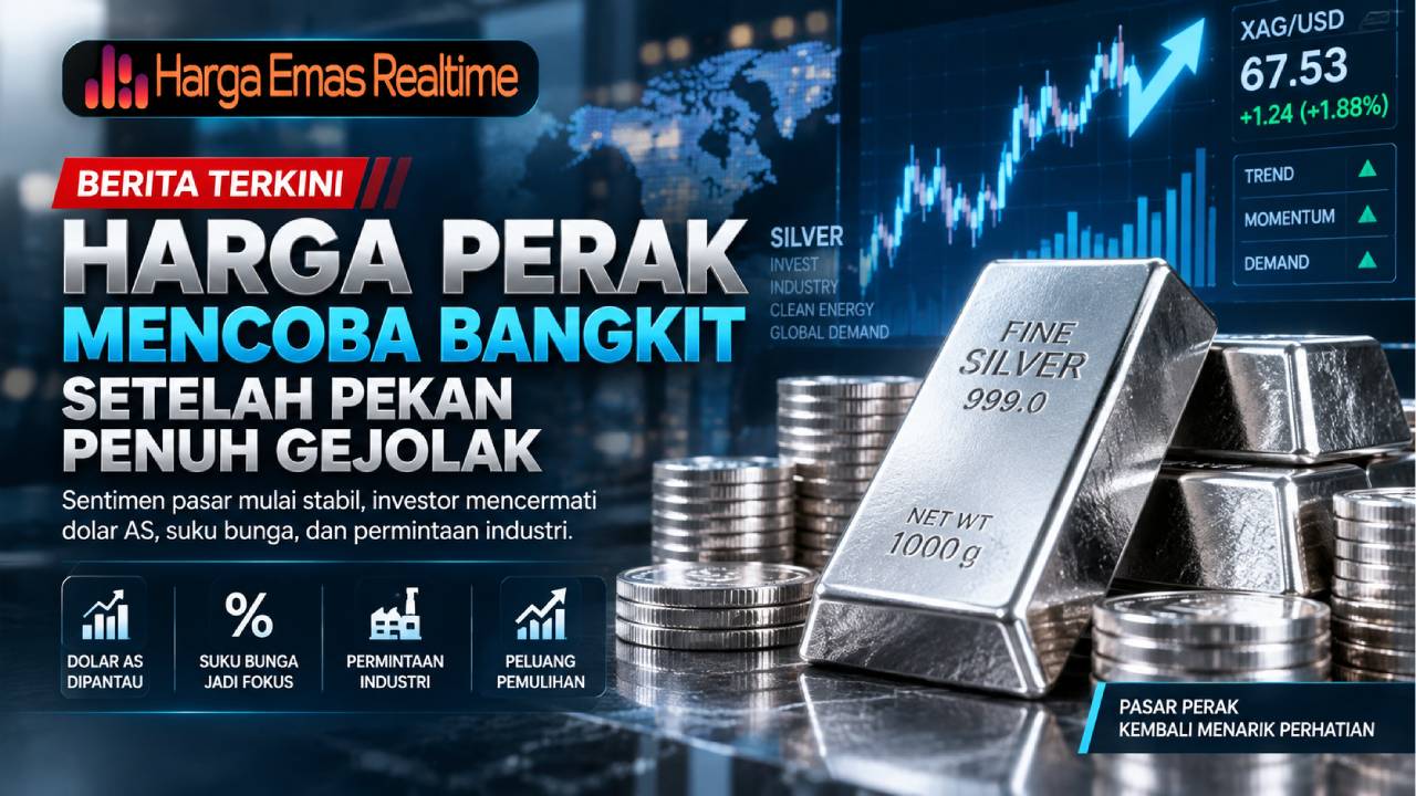 Harga Perak Mencoba Bangkit Setelah Pekan Penuh Gejolak