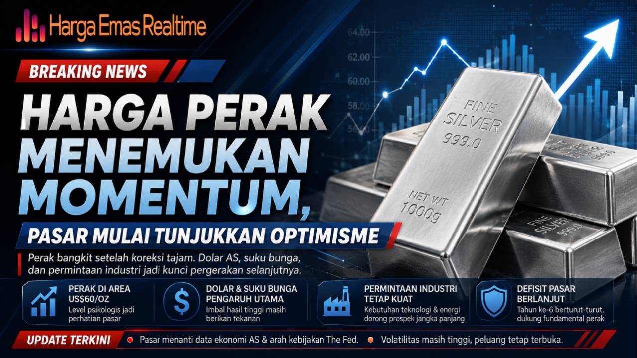 Harga Perak Menemukan Momentum, Pasar Mulai Tunjukkan Optimisme