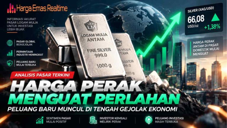 Harga Perak Menguat Perlahan, Peluang Baru Muncul di Tengah Gejolak Ekonomi