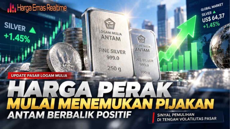 Harga Perak Mulai Menemukan Pijakan, Antam Berbalik Positif