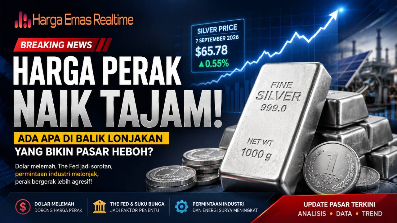 Harga Perak Naik Tajam, Ada Apa di Balik Lonjakan yang Bikin Pasar Heboh?