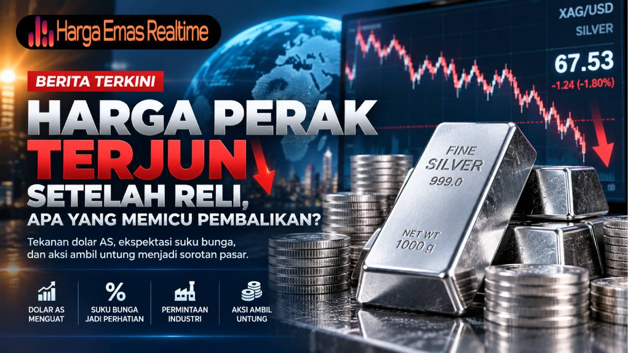 Harga Perak Terjun Setelah Reli, Apa yang Memicu Pembalikan?