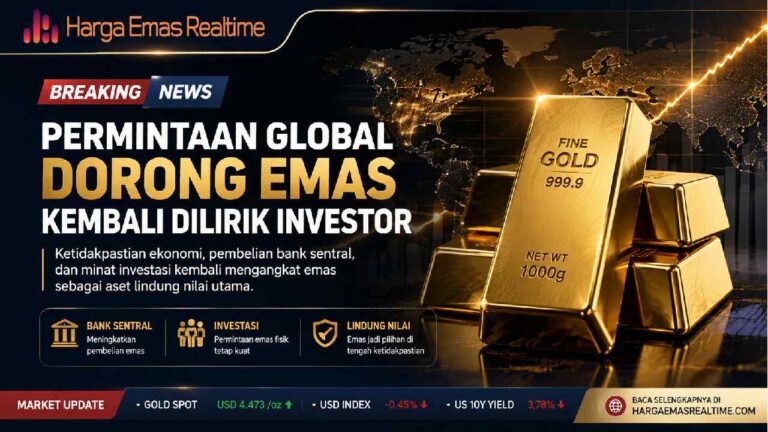 Kenaikan Permintaan Global Membawa Emas Kembali Menjadi Perhatian Investor