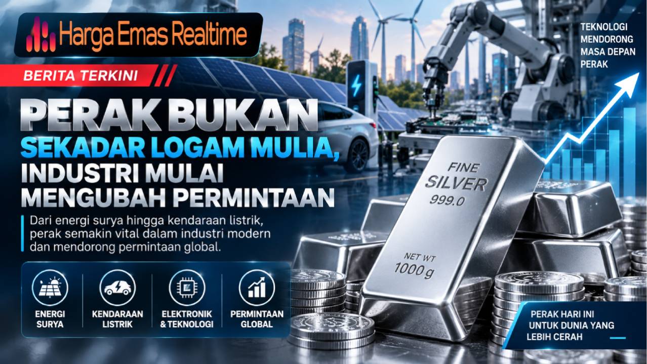 Perak Bukan Sekadar Logam Mulia, Industri Mulai Mengubah Permintaan