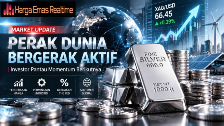 Perak Dunia Bergerak Aktif, Investor Pantau Momentum Berikutnya