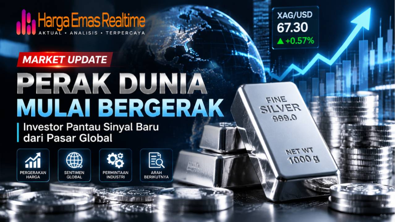 Perak Dunia Mulai Bergerak, Investor Pantau Sinyal Baru dari Pasar Global