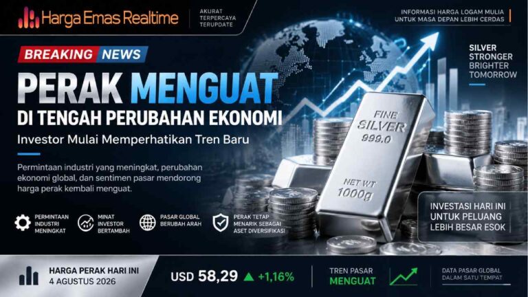 Perak Menguat di Tengah Perubahan Ekonomi, Investor Mulai Memperhatikan Tren Baru