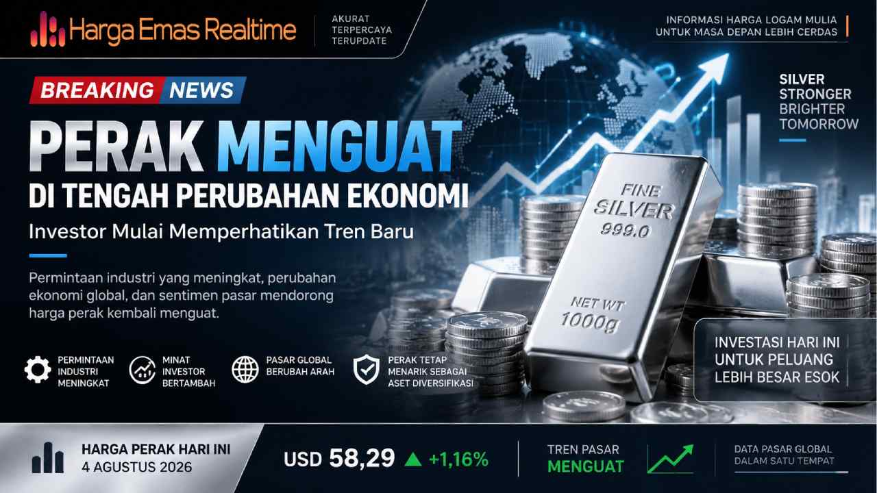 Perak Menguat di Tengah Perubahan Ekonomi, Investor Mulai Memperhatikan Tren Baru