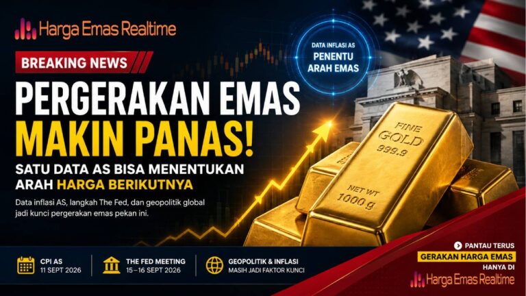 Pergerakan Emas Makin Panas! Satu Data AS Bisa Menentukan Arah Harga Berikutnya