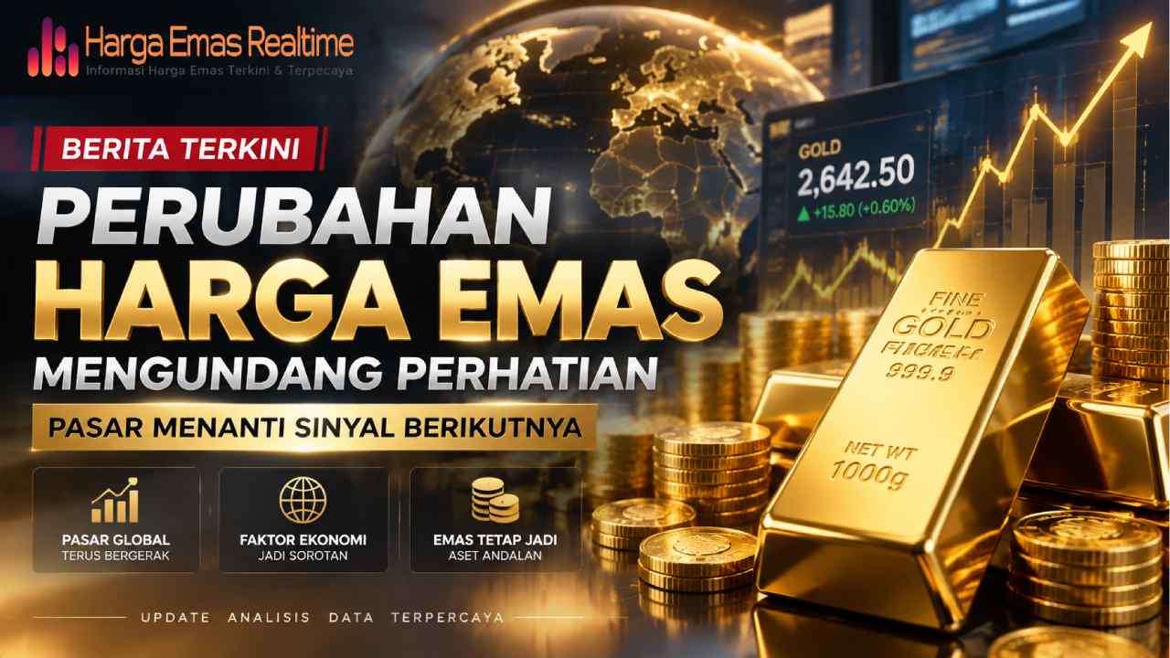 Perubahan Harga Emas Mengundang Perhatian, Pasar Menanti Sinyal Berikutnya