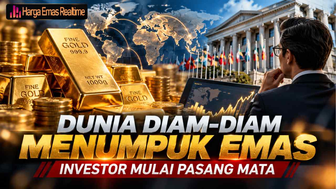 Dunia Diam-Diam Menumpuk Emas, Investor Mulai Pasang Mata