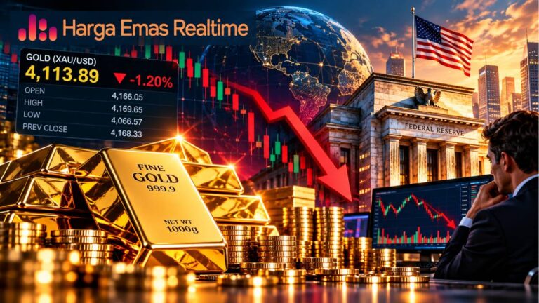 Emas Dunia Masuk Tekanan Dalam, Investor Mulai Cari Pegangan
