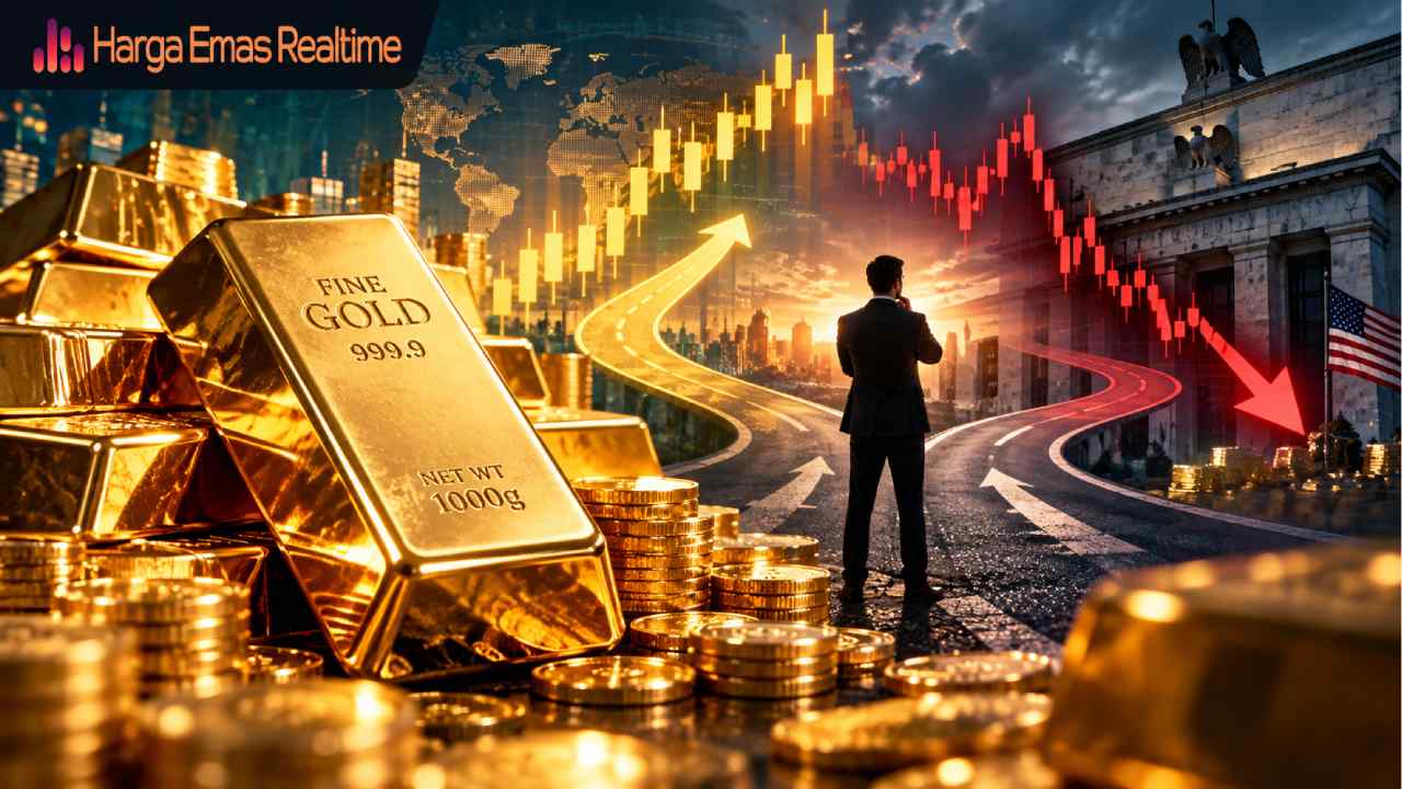 Emas Masuk Persimpangan, Investor Menunggu Pemicu Pergerakan Besar