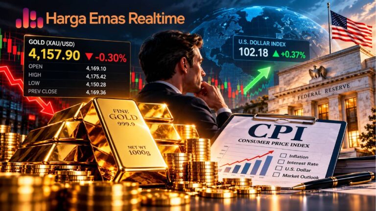 Emas Menahan Napas Jelang CPI, Investor Mulai Pasang Strategi