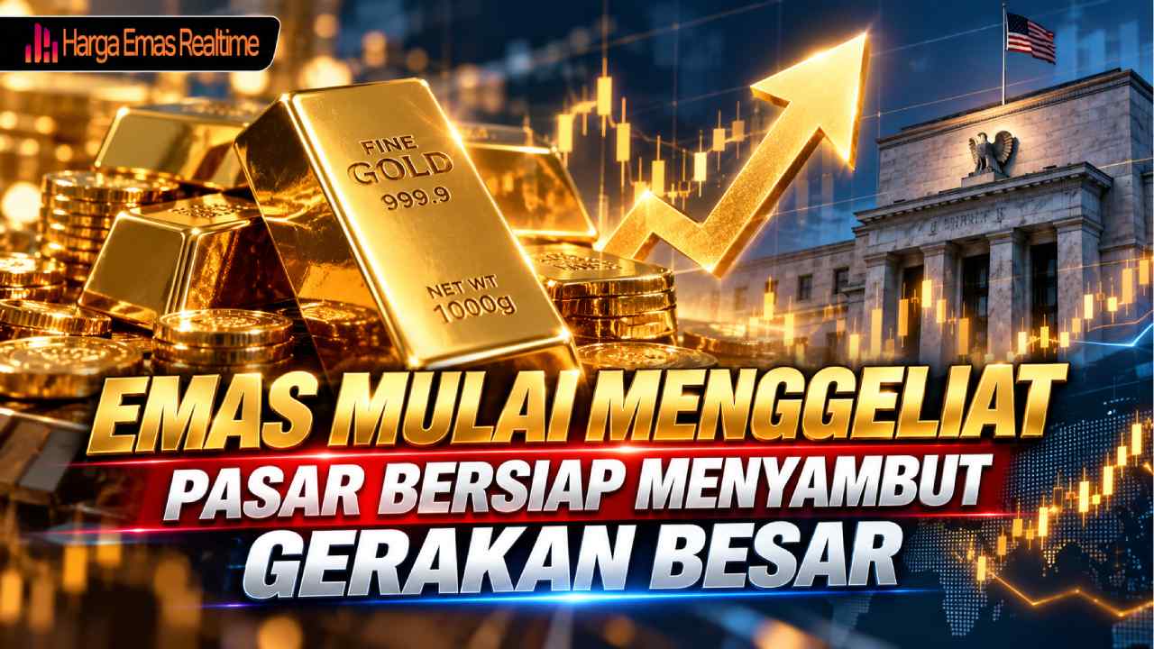 Emas Mulai Menggeliat, Pasar Bersiap Menyambut Gerakan Besar