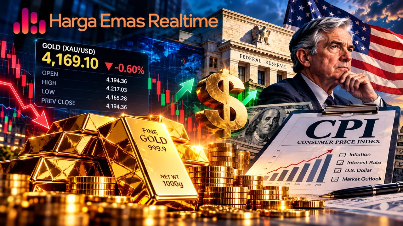 Emas Tersandung Dolar Kuat, Pasar Kini Menunggu Kejutan Inflasi