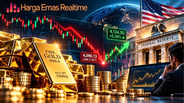 Harga Emas Cari Pijakan Baru Setelah Menyentuh Level Terendah