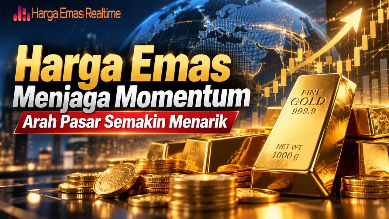 Harga Emas Menjaga Momentum, Arah Pasar Semakin Menarik