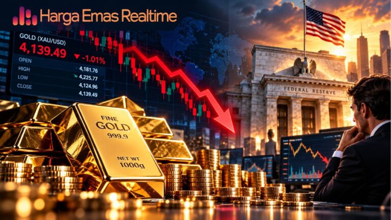 Harga Emas Terpeleset, Investor Mulai Memburu Momentum Balik