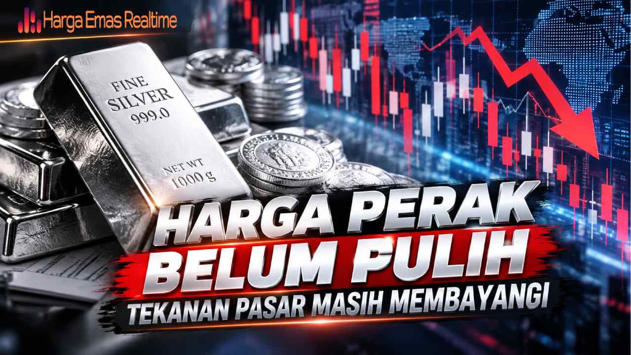 Harga Perak Belum Pulih, Tekanan Pasar Masih Membayangi